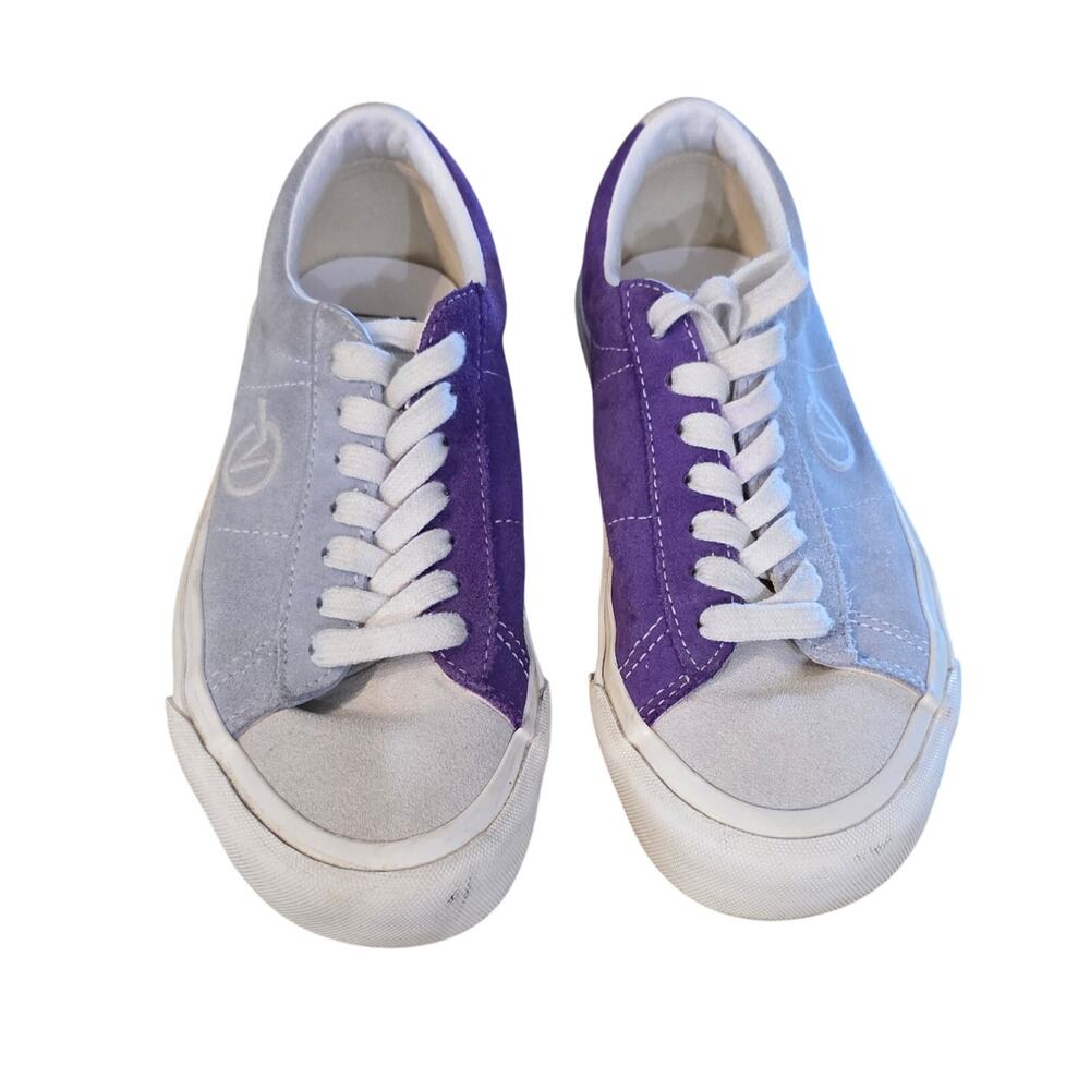 VANS Sid DX Anaheim Suede Shoes Purple Blue Womens 5.5 Mens 4